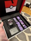 Pok  mon Center X Fossil  Gengar Limited Edition Black Stainless Watch  0765 1300