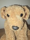Ty Classic Scooter Brown Puppy Dog Plush 16  Stuffed Animal 1999 Scruffy Fluffy