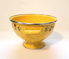 Vintage Pfaltzgraff  Pistoulet  5-quart Enamel Steel Colander - Great Condition 