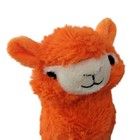 Dan Dee Llama Plush Orange 6 5  Skeleton Rib Bones Stuffed Animal Halloween