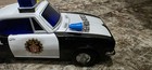 Vintage Japanese Tin Highway Patrol Bumpn Car Working Great Condition See Video 