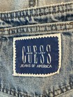 Vintage 90s Guess Jeans Overalls Light Wash Jeans Kids Sz 5 Baggy