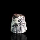 Vintage Texas State Pewter Collectors Thimble Made In Taiwan