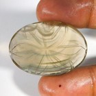 Carved Fluorite 100  Natural Unique Oval Cabochon 49 90cts  Loose Gemstone