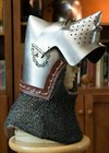16 Gage Steel Armor Medieval Pig Face Helmet Viking Helmet