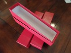 300 2x2 Lg Dollar Mylar Cardboard Premium Coin Holders Flips 3 Red Storage Box