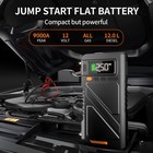 Geeneu 9000a Jump Starter With Air Inflator Deflator Compressor 9-in-1 Portable