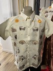 Filipino Short Sleeves Barong Tagalog W   Embroidery Kalesa   Church Design