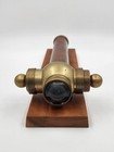 Vintage Brass   Wood Kaleidoscope Rare