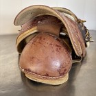Antique Football Shoulder Pads Youth 1920s Leather Sculptural Sports Display