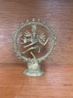 Antique Bronze Hindu Lord Shiva Nataraja Statuette Lord Of Dance Figure India