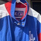 Vintage 90 s Los Angeles Dodgers Embroidered Starter Windbreaker Jacket-l