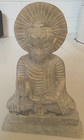 Hand Carved Asian Marble Stone Buddha Statue Zen Sitting Meditating 4 25   