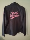 Harley-davidson Women   s  Jacket     Pink   Black Sz 3w Lightweight Breast Cancer