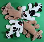 Vintage 1985 Pound Puppies Tonka Newborns 7  Plush Toys Lot Of 4 Free Shipping 
