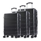 20 24 28  Trolley Case 1 Or 3-piece Hardside Lightweight Spinner Luggage Bag Set