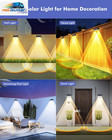 Solar Fence Lights Outdoor 8 Pack  Ip65 Waterproof Fence Lights Solar Powered  3
