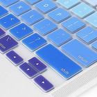Ultra Thin Silicone Keyboard Cover Skin For Macbook Air 13 Inch Ombre Blue