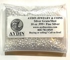 10 Oz Troy Ounces Silver Poured Shot  999  Fine Silver - In Stock