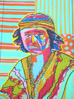 Native American Indian Original Silkscreen Print  graffiti Cochise Rare Pop Art