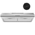 24 Inch Under Cabinet Range Hood Stainless Steel Kitchen Cooking 280 Cfm Vented