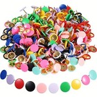 100pc Colored Round Head Thumb Tacks Push Pins Office School Cork Board Pins Set