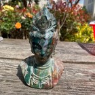 1 6lb 3 5  Natural Ocean Jasper Guanyin Buddha Carving Crystal Quartz Statue C8