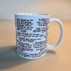 The Beatles Lyrics Mug Quote Graphic White Coffee Cup Rock Music Song Lyrics