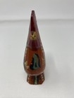 Vintage 4 5    Natural Swedish Dala Rooster Handmade Painted Wooden Art