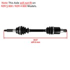 Rear Left   Right Complete Cv Joint Axle For Polaris Rzr 800 Efi 2008-2014