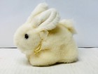 Vintage Eden Toys White Bunny Rabbit Plush Stuffed Animal 6  Long Plushie Bin 26
