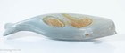 Rare Vintage Inuit   Alaskan Stone Carving Of Beluga Whale  Signed   Fine 