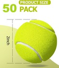 Mini Tennis Balls  50 Pack 2 Inch Dog Tennis Balls