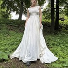 1940   s Antique Lace Rayon Wedding Gown  Fashioned By Corrine