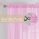  Light Pink Sheer Curtains 84 Inches Long 2 Panels Set  Elegant Light 