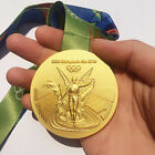 New 2016 Rio Gold Medal De Olympic Souvenir With Commemorative Ribbon Gift Small