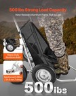 Vevor Folding Deer Cart 4-wheel Game Hauler Utility Gear Dolly 500 Lbs Capacity