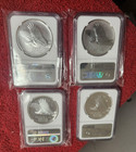 2017 American Liberty 4 Coin Silver Set     Ngc 70     Pf Ms Sp Medal D P S W 225th