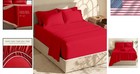 Elegant Queen Size Microfiber 6-piece Sheet Set - Deep Pocket For All Mattresses