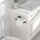 Toilet Paper Holder Wall Mount Bathroom Paper Roll Tissue Handle Stainless Steel