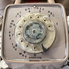 Vintage Rotary Telephone Beige Tan Rotating Dial By Gte Automatic Electric Model