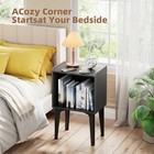 Simple Trending Record Player Stand  Vinyl Record Storage Table  Black