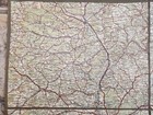 Nice  Wwi Germany German Flugwache Fold Up Aerial Map Nuremberg Bamberg Bayreuth