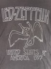 Vintage Led Zeppelin Us Of America 1977 Shirt Men   s Size Xl Black Cotton