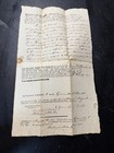 1837 Somerset County Ma Deed Land Document Granville Beedle Antique Manuscript