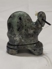 Original Bekoa Look Inuit Alaskan Carved Soapstone Eskimo Hunter W  Spear