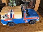Vintage Evel Knievel Canyon Rig Truck Camper And Stunt Cycle ideal Toys  restore