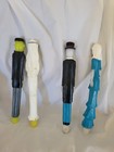 4 Vntg Halloween Taper Candles Frankenstein  wife Skeleton   Wife  10  No Boxes