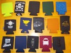 15 Diff Can Insulator Koozies - Rafting Beer Ski Snowboard Auto - As Pictured