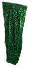Tipsy Elves Green Sequin High Rise Ankle Leggings Stretch Elastic Waist M 